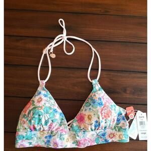 Swim Systems Love Birds Halter Bikini Top C610 Size L NWT